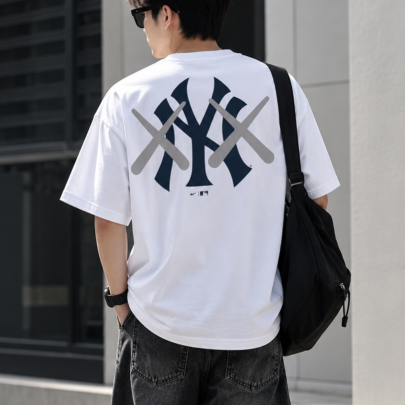 MLB X KAWS X Nike New York Yankees Tee White