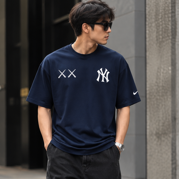 MLB X KAWS X Nike New York Yankees Tee Navy