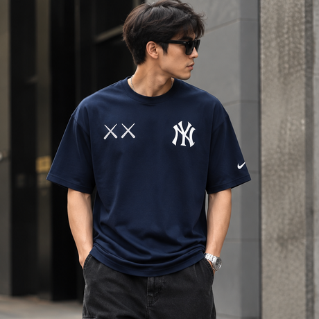MLB X KAWS X Nike New York YankeesTee Navy