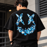 Black Rickyisclown Dragon Tears T-shirt featuring a dragon graphic, casual fit, and RICKYISCLOWN branding.