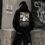 FR2 Autumn Leaves hoodie in beige with a colorful leaf pattern, casual apparel suitable for fall weather.