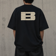 Boneless B Foam Logo Tee in navy, casual men's apparel featuring a front logo design and comfortable fit.