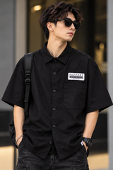 Neighborhood Classic Work Short Sleeve Shirt Black