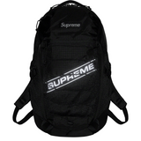 Supreme Reflective Logo Strap Black Backpack