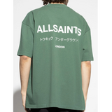 AllSaints Underground Logo Tee Emerald Green