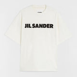 Jil Sander Signature Logo Tee Porcelain - ORIGINALFOOK