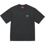 Supreme Warm Up Logo Washed Black Tee
