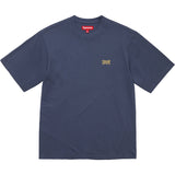 Supreme Warm Up Logo Washed Navy Tee