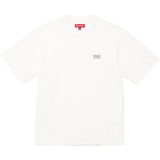 Supreme Warm Up Logo Washed White Tee