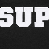 Supreme Collegiate Applique Logo Tee Black