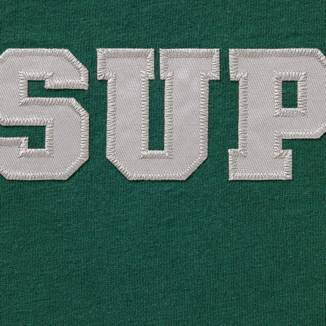 Supreme Collegiate Applique Logo Tee Dark Green