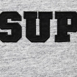 Supreme Collegiate Applique Logo Tee Heather Grey