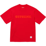 Supreme Collegiate Applique Logo Tee Red