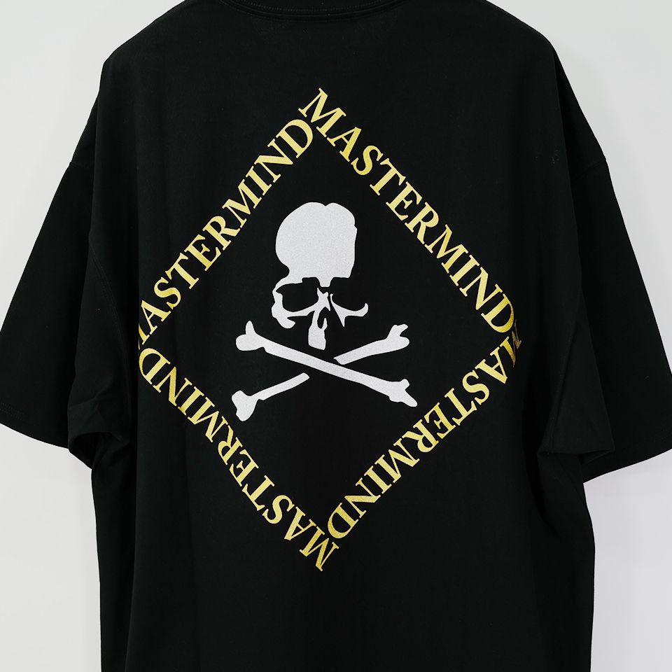 Mastermind Square Logo Boxy Tee Black Mastermind Japan Mastermind Japan - originalfook singapore
