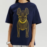 LifeWork Outline Bulldog Tee Navy lifework lifework - originalfook singapore