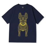 LifeWork Outline Bulldog Tee Navy lifework lifework - originalfook singapore