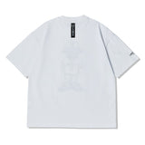 LifeWork Embroidered Hip Mascot Tee White lifework lifework - originalfook singapore