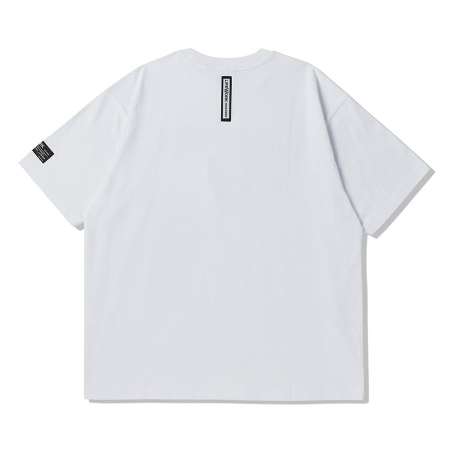 LifeWork Embossed Bulldog Logo Tee White LifeWork LifeWork - originalfook singapore