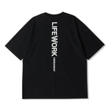 LifeWork Korea Line Logo Dri-fit Tee Black lifework lifework - originalfook singapore