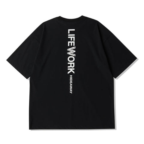 LifeWork Line Logo Dri-fit Tee Black