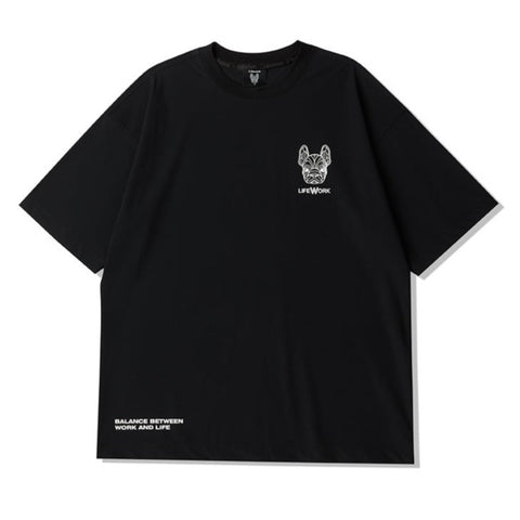 LifeWork Line Logo Dri-fit Tee Black