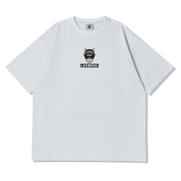 LifeWork Checkerboard Mascot Tee White lifework lifework - originalfook singapore