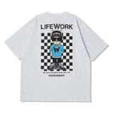 LifeWork Checkerboard Mascot Tee White lifework lifework - originalfook singapore