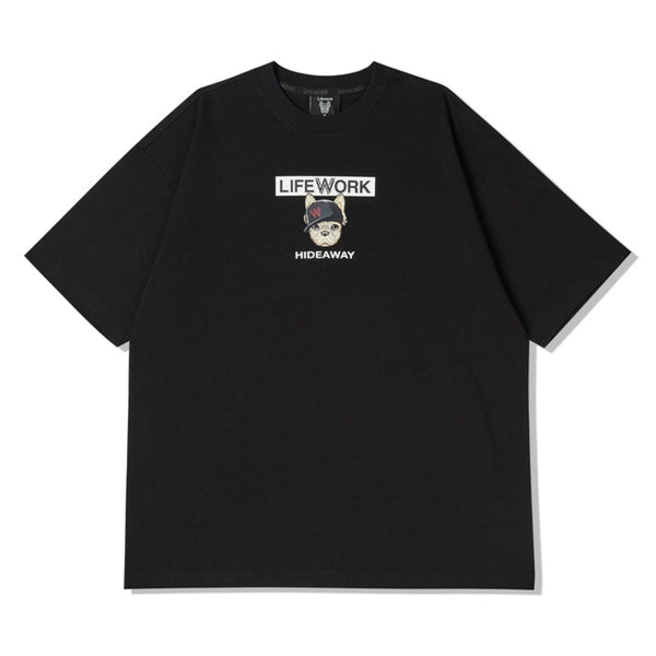 LifeWork W Symbol Mascot Tee Black lifework lifework - originalfook singapore