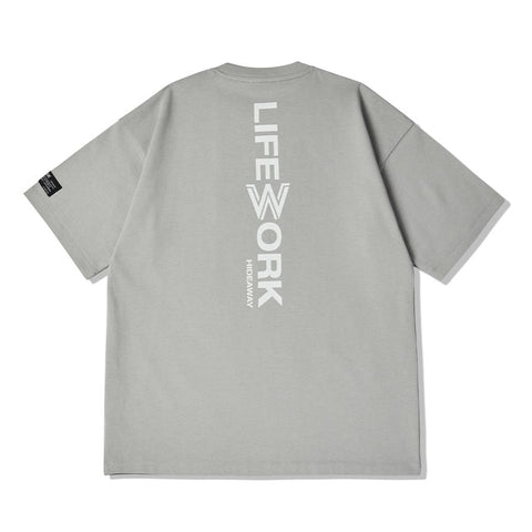 LifeWork Black Bulldog Logo Tee Black