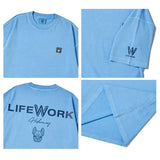 LifeWork Square Logo Tee Blue lifework lifework - originalfook singapore