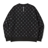 LifeWork Black Monogram Crewneck Black
