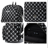 LifeWork Jacquard Monogram Bagpack Black lifework lifework - originalfook singapore