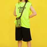 LifeWork Mesh Sling Pouch Bag Khaki lifework lifework - originalfook singapore