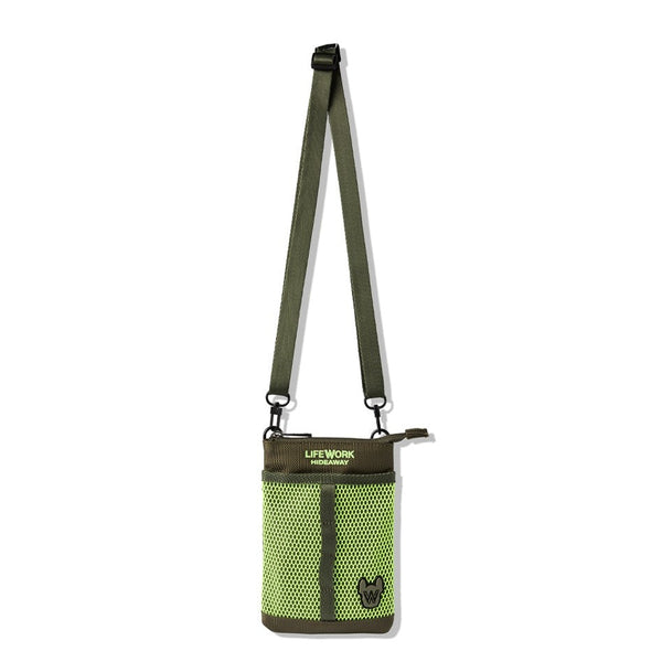 LifeWork Mesh Sling Pouch Bag Khaki lifework lifework - originalfook singapore