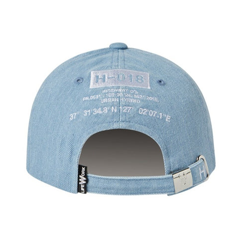 LifeWork Korea Bulldog Baseball Cap Light Denim
