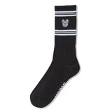LifeWork Striped Crew Socks Black lifework lifework - originalfook singapore