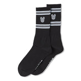LifeWork Striped Crew Socks Black lifework lifework - originalfook singapore