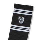 LifeWork Striped Crew Socks Black lifework lifework - originalfook singapore
