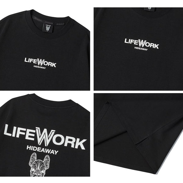 LifeWork Symbol Mascot Long Sleeve Tee Black lifework lifework - originalfook singapore