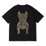 LifeWork Korea Outline Mascot Tee Black Gold Foil lifework lifework - originalfook singapore