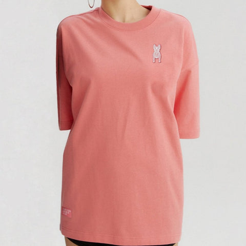 LifeWork Patch Logo Tee Coral