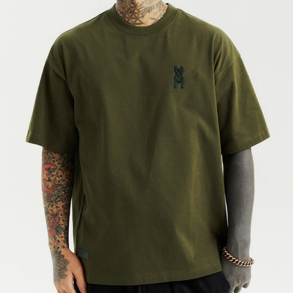 LifeWork Patch Logo Tee Khaki lifework lifework - originalfook singapore