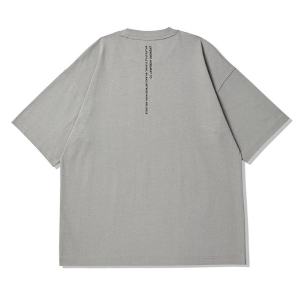 LifeWork Patch Logo Tee Grey lifework lifework - originalfook singapore