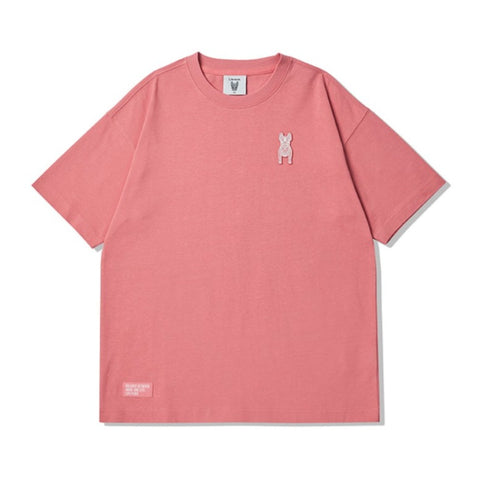 LifeWork Patch Logo Tee Coral