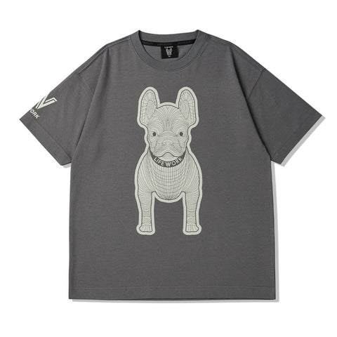 LifeWork Bulldog Tee Grey