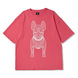 LifeWork Outline Bulldog Tee Pink lifework lifework - originalfook singapore