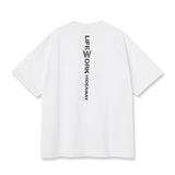 LifeWork Basic W Logo Tee White lifework lifework - originalfook singapore
