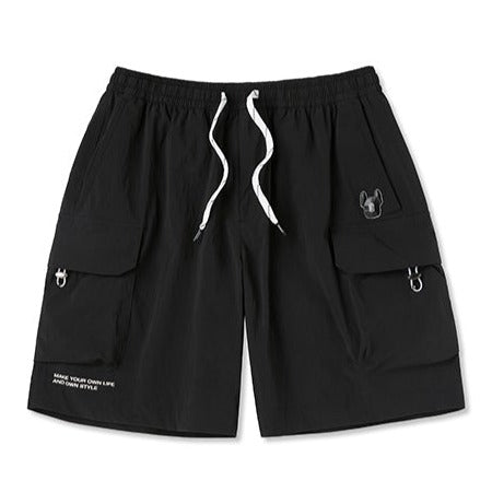 LifeWork Nylon Cargo Shorts Black