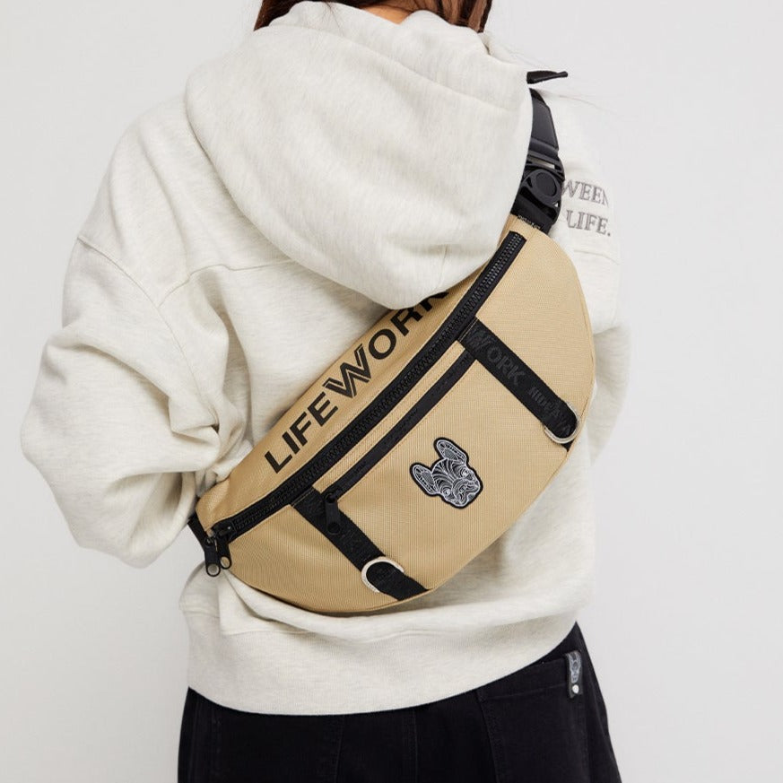Buy LifeWork D-Ring Waist Bag Beige online in Singapore