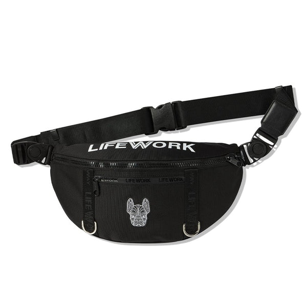LifeWork D-Ring Waist Bag Black lifework lifework - originalfook singapore